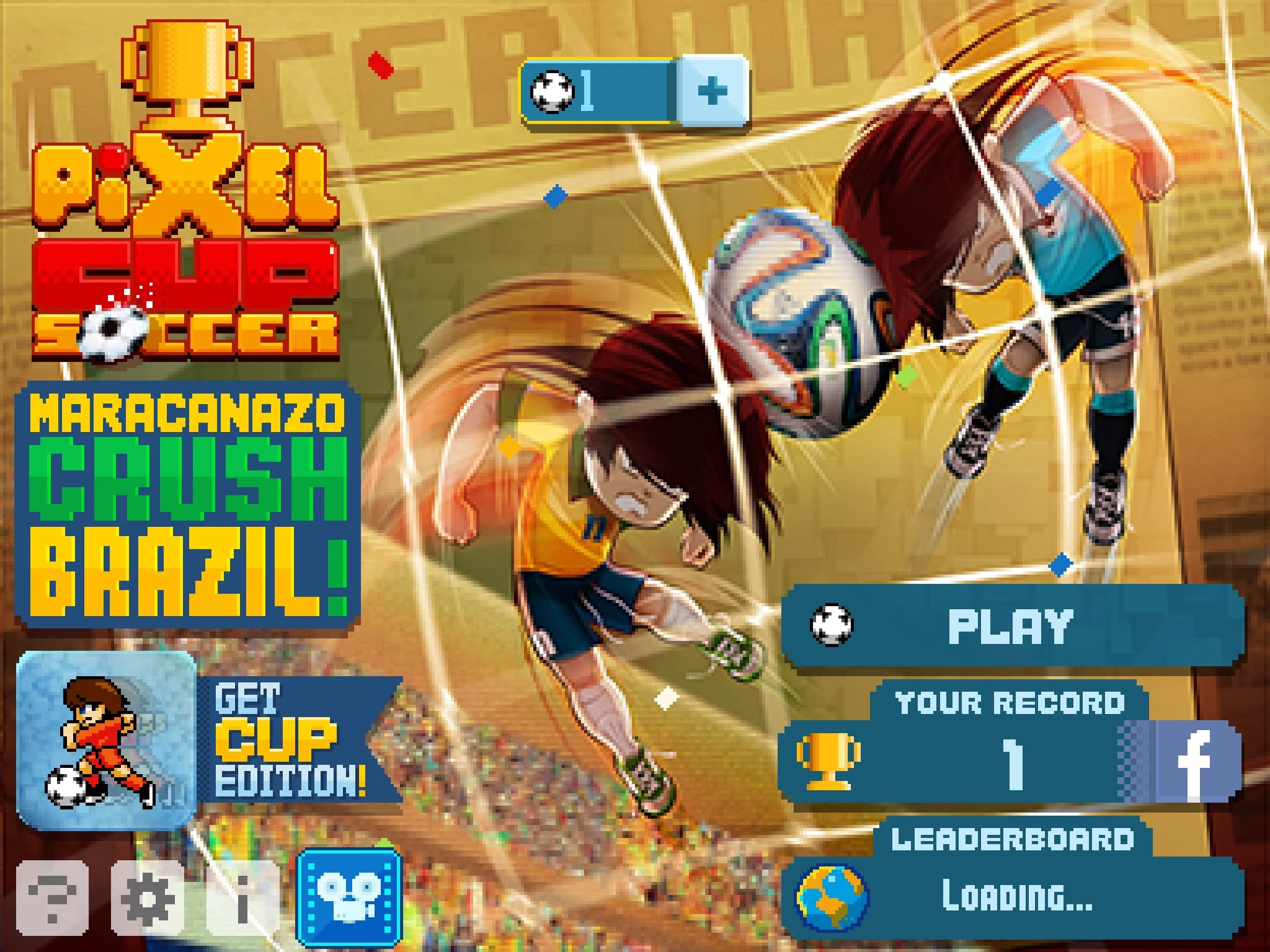 Pixel Cup Soccer Maracanazo screenshot