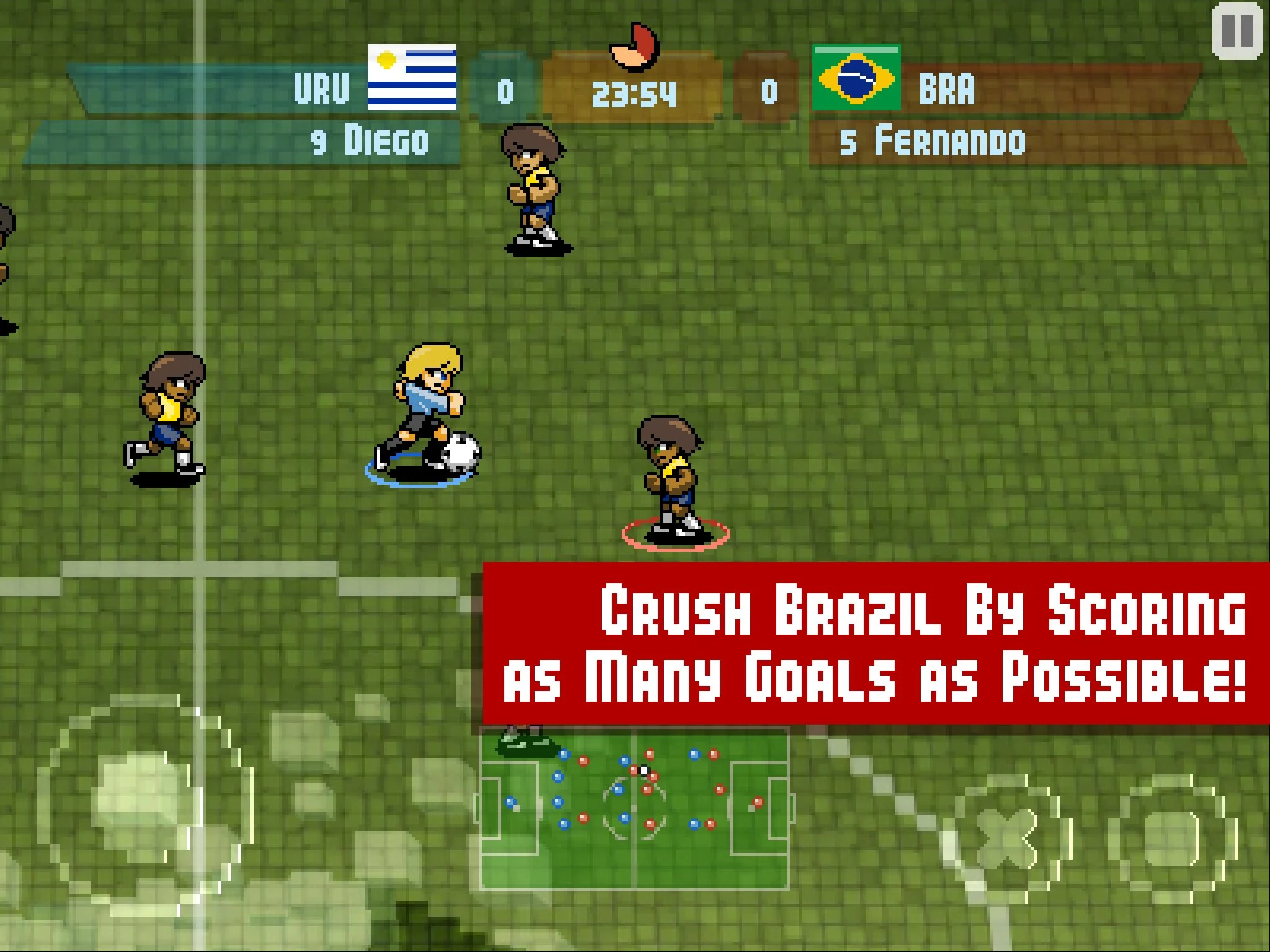 Pixel Cup Soccer Maracanazo screenshot